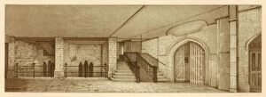 Images Dated 12th May 2009: Area under Chamberlains Court, Guildhall, City of London, 1886.Artist: William Griggs