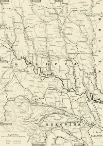 Area of the Russian Victories on the Strypa, 1916. Creator: Unknown Area of the Russian Victories on the Strypa, 1916. Creator: Unknown