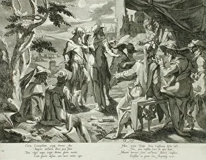 Judges Prints: The Areopagite Judges of Athens, 1605. Creator: Willem van Swanenburg