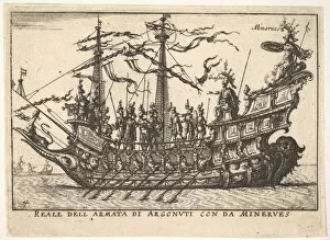 Oarsman Collection: The Argonauts led by Minerva (Reale dell armata di Argonuti con da Minerves)