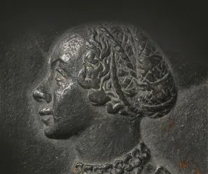 Schwarz Prints: Argula von Grumbach, nee von Stauff (c. 1492-c. 1554). Portrait medal (Detail), c