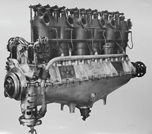 Air Ministry Prints: Argus As III (O) aircraft engine