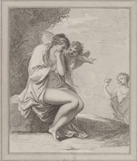 Dionysos Collection: Ariadne, Cupid and Bacchus, 1788. Creator: Francesco Bartolozzi