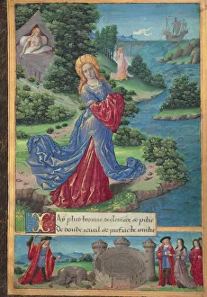 1490s Prints: Ariadne Discovers Theseus's Departure ; Ovid
