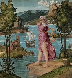Arianna Prints: Ariadne on Naxos, 1510-1530. Creator: Filippo da Verona