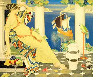 Ariadne Gallery: Ariadne in Naxos, 1925. Creator: Joseph Edward Southall