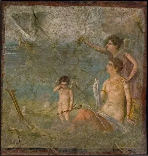 Theseus Prints: Ariadne and Theseus, 1st H. 1st cen. AD. Creator: Roman-Pompeian wall painting