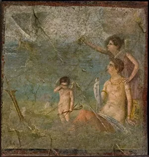 Ariadne Gallery: Ariadne and Theseus, 1st H. 1st cen. AD. Creator: Roman-Pompeian wall painting