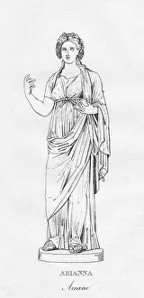 Pius Vi Prints: Arianna (Ariane), c1850