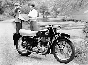 John Kemp Starley Prints: An Ariel Red Hunter 350cc, 1956