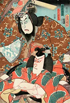 Defiance Prints: Ariharano Tokihira and Matsuo Maru, 19th century. Creator: Utagawa Kunisada