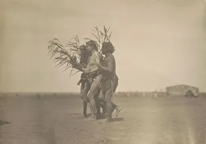 Witch Doctor Prints: Arikara Medicine Ceremony-The Ducks, c1908. Creator: Edward Sheriff Curtis