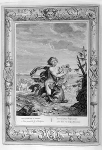 Saved Prints: Arion saved by a dolphin, 1733. Artist: Bernard Picart