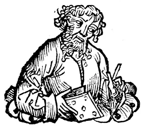 Schedel Prints: Aristarchos of Samos (fl260 BC), Alexandrian astronomer, 1493