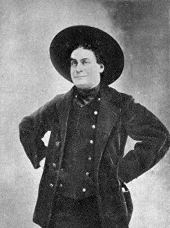 Aristide Gallery: Aristide Bruant, French cabaret singer, comedian and nightclub owner, 1901
