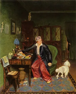 An Aristocrat Takes Breakfast, or Silk on His Stomach and Nothing Inside, 1849-1850, (1965)
