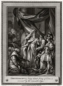Aristodemus, being elected King of Crete, is crowned by the venerable Sages, 1777 Aristodemus, being elected King of Crete, is crowned by the venerable Sages, 1777