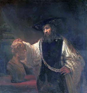 Rembrant Van Rijn Prints: Aristotle with a Bust of Homer, 1653. Creator: Rembrandt Harmensz van Rijn