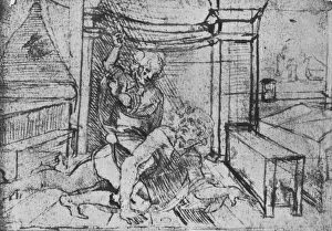 Reynal Hitchcock Collection: Aristotle and Phyllis, c1480 (1945). Artist: Leonardo da Vinci
