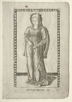 Arithmetic (from the Tarocchi, series C: Liberal Arts, #25), before 1467. Creator