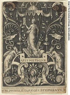 Delaune Etienne Prints: Arithmetic, n. d. Creator: Etienne Delaune