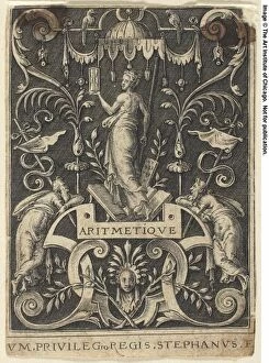 Latin Text Gallery: Arithmetic, n.d. Creator: Etienne Delaune