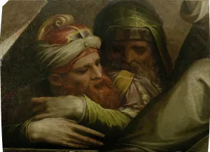 Arius and Sabellius. From the Triumph of Saint Thomas Aquinas over the heretics, c1570. Creator: Vasari; Giorgio (1511-1574)