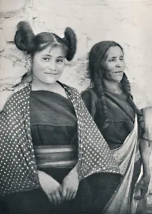 North America Prints: An Arizona Hopi girl and her mother, 1912. Artist: James & Pierce