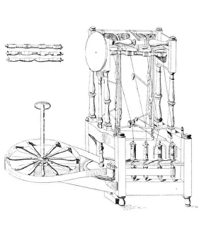 Arkwrights Spinning Jenny, 1769, 1769, (1904)
