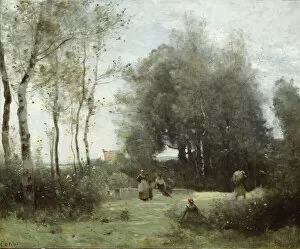 Arleux-Palluel, The Bridge of Trysts, 1871 / 72. Creator: Jean-Baptiste-Camille Corot