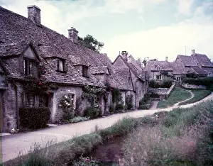 Cottages Prints: Arlington Row, Bibury, Gloucestershire, c1955. Creator: Arthur Charles Kirby Ware