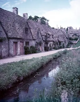 Cottages Prints: Arlington Row, Bibury, Gloucestershire, c1955. Creator: Arthur Charles Kirby Ware