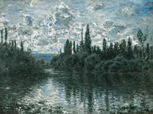 Collection Pérez Simón Gallery: Arm of the Seine near Vetheuil, 1878. Creator: Monet, Claude (1840-1926)