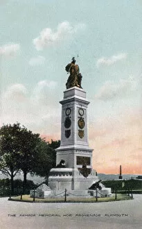 The Armada Memorial, Hoe Promenade, Plymouth, Devon, early 20th century