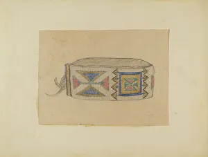 Cowhide Prints: Armband, 1935/1942. Creator: George B. Wally