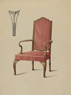 Armchair, 1935/1942. Creator: Carl Weiss