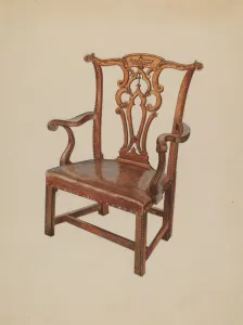 Rothkrantz Lorenz Prints: Armchair, 1936. Creator: Lorenz Rothkrantz