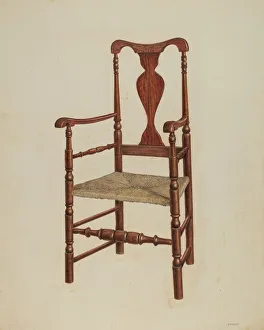 Armchair, 1940. Creator: Harry Eisman