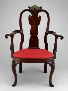 Philadelphia Prints: Armchair, c. 1740. Creator: Unknown