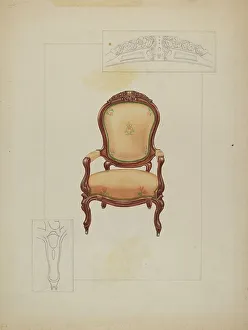 Armchair, c. 1936. Creator: Floyd R. Sharp