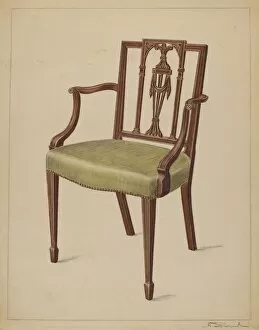 Armchair, c. 1936. Creator: Nicholas Gorid