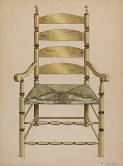 Armchair, c. 1937. Creator: Erwin Schwabe