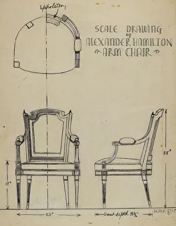 Armchair, c. 1938. Creator: Harold Smith