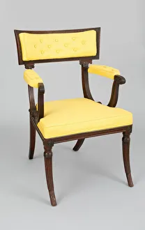 Armchair, England, c. 1810. Creator: Unknown