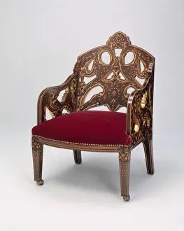 Owen Jones Prints: Armchair, London, 1867 / 70. Creator: Owen Jones