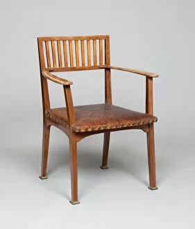 Polished Collection: Armchair No. 8, Austria, 1898 / 99. Creator: Otto Wagner