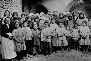 Armenians Prints: Armenian relief, between c1915 and c1920. Creator: Bain News Service