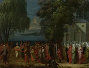 Vanmour Van Mour Prints: Armenian Wedding, ca 1720-1730. Artist: Vanmour (Van Mour), Jean-Baptiste (1671-1737)
