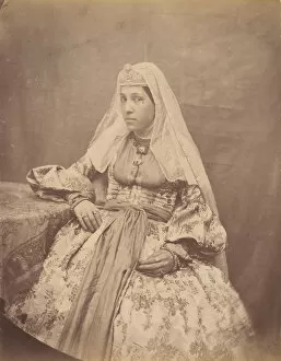 Pesce Collection: [Armenian Woman of Teheran], 1840s-60s. Creator: Possibly by Luigi Pesce