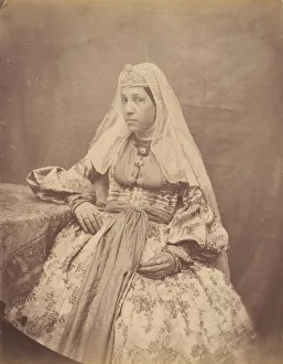 Armenian Gallery: [Armenian Woman of Teheran], 1840s-60s. Creator: Possibly by Luigi Pesce